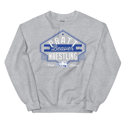 Pratt Beaver Wrestling Unisex Crew Neck Sweatshirt