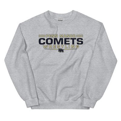 Penn Manor Comets Wrestling Unisex Crew Neck Sweatshirt