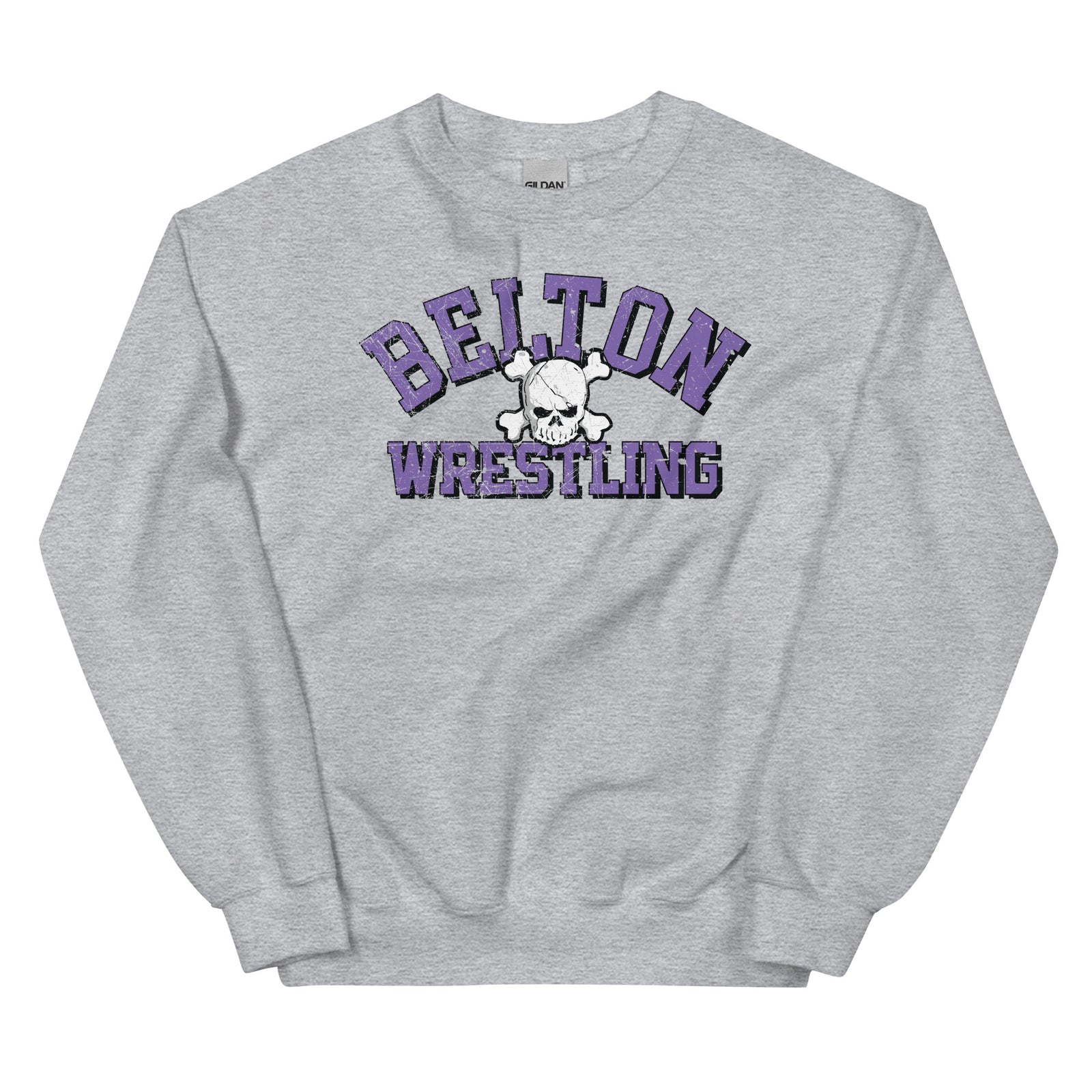 Belton High School Arch Unisex Crew Neck Sweatshirt
