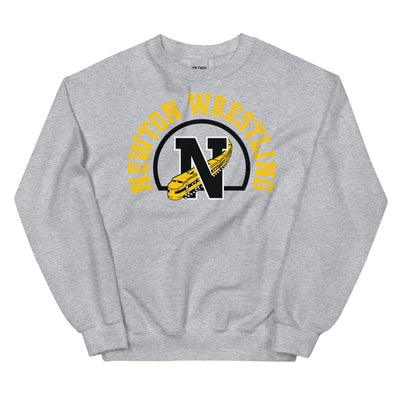 Newton High School Wrestling  Unisex Crew Neck Sweatshirt