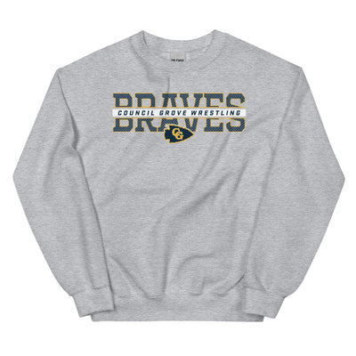 Council Grove Wrestling Unisex Crew Neck Sweatshirt