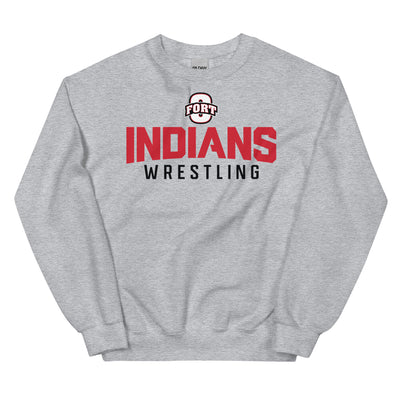 Fort Osage Wrestling Indians Wrestling Unisex Crew Neck Sweatshirt