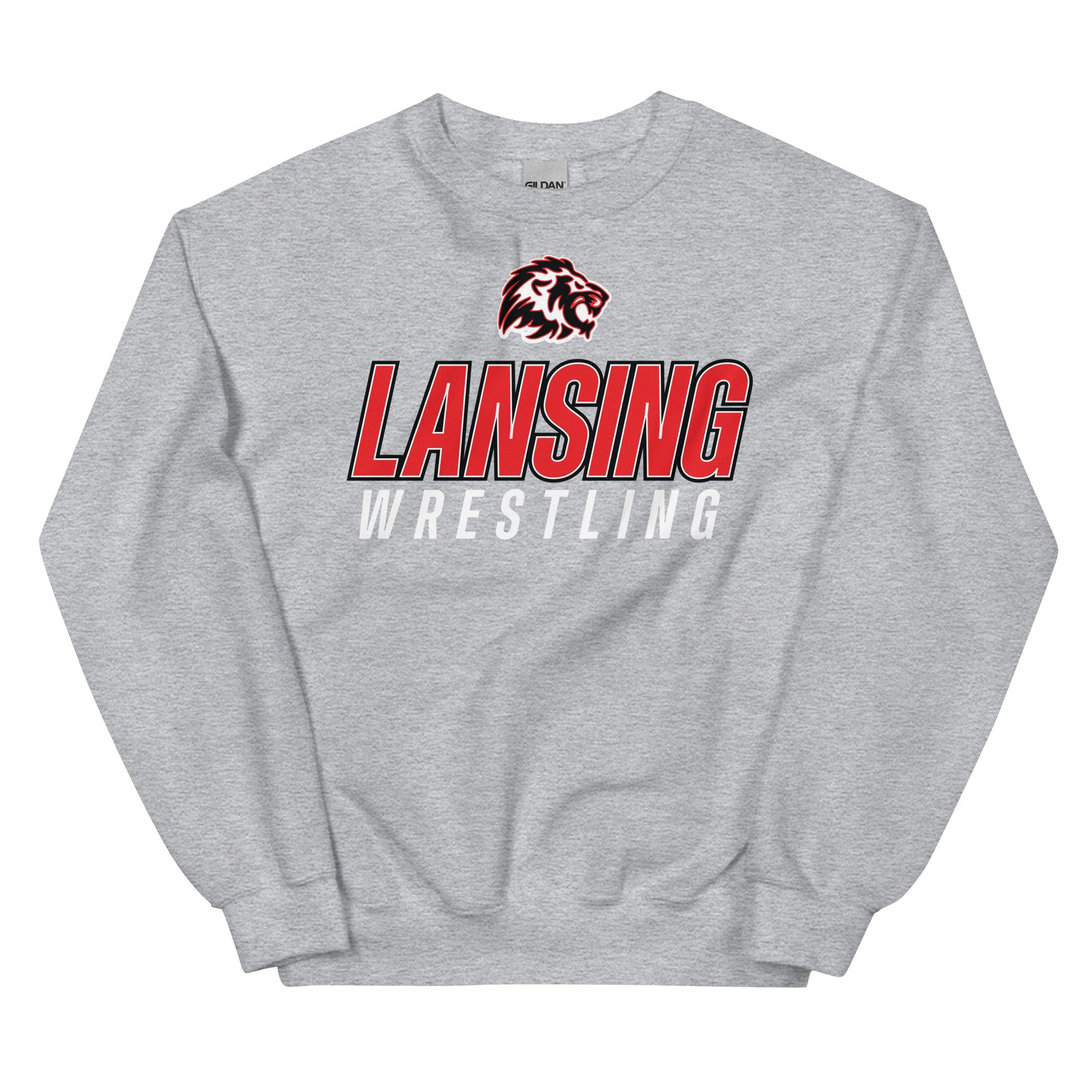 Lansing Wrestling  Unisex Crew Neck Sweatshirt