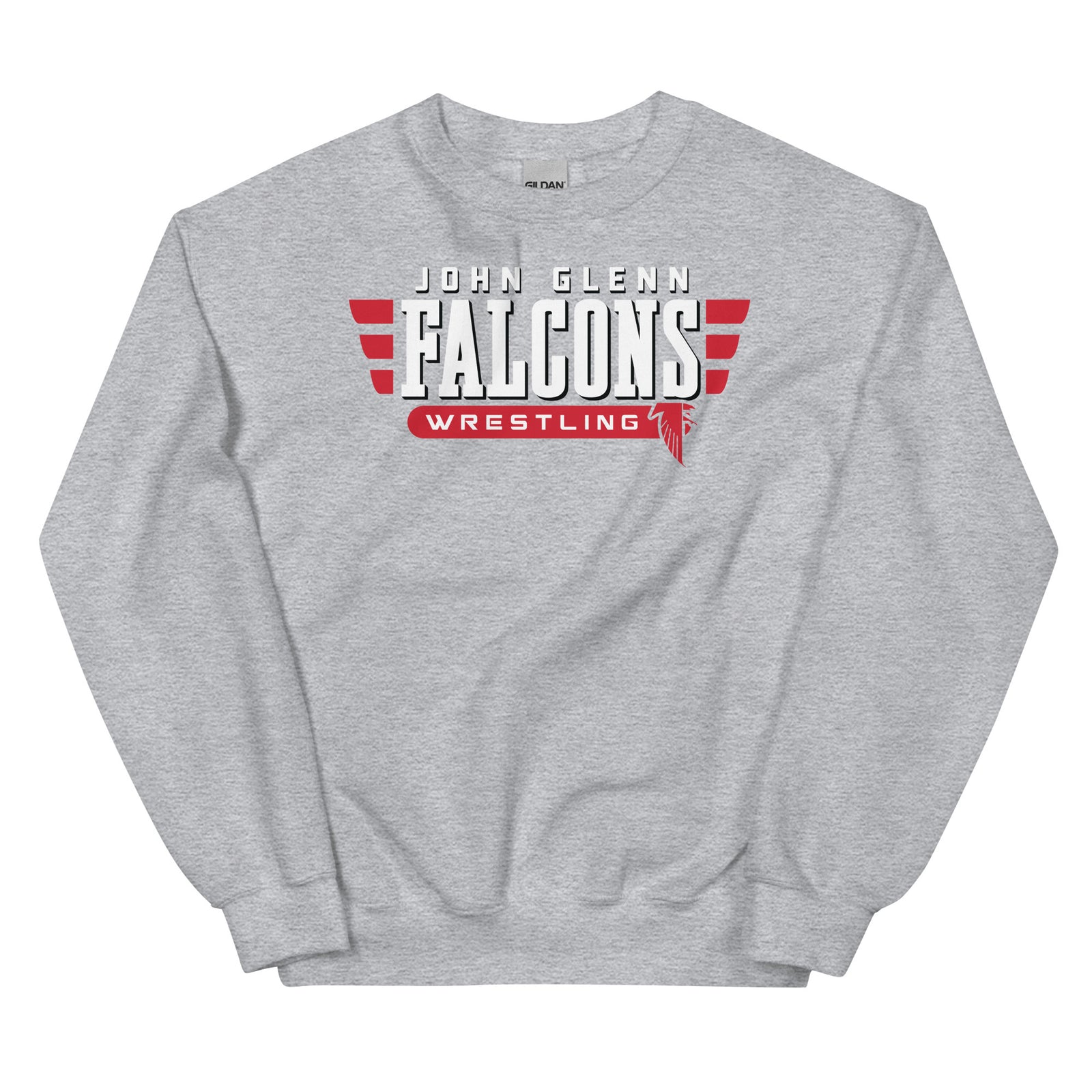 John Glenn Wrestling Unisex Crew Neck Sweatshirt