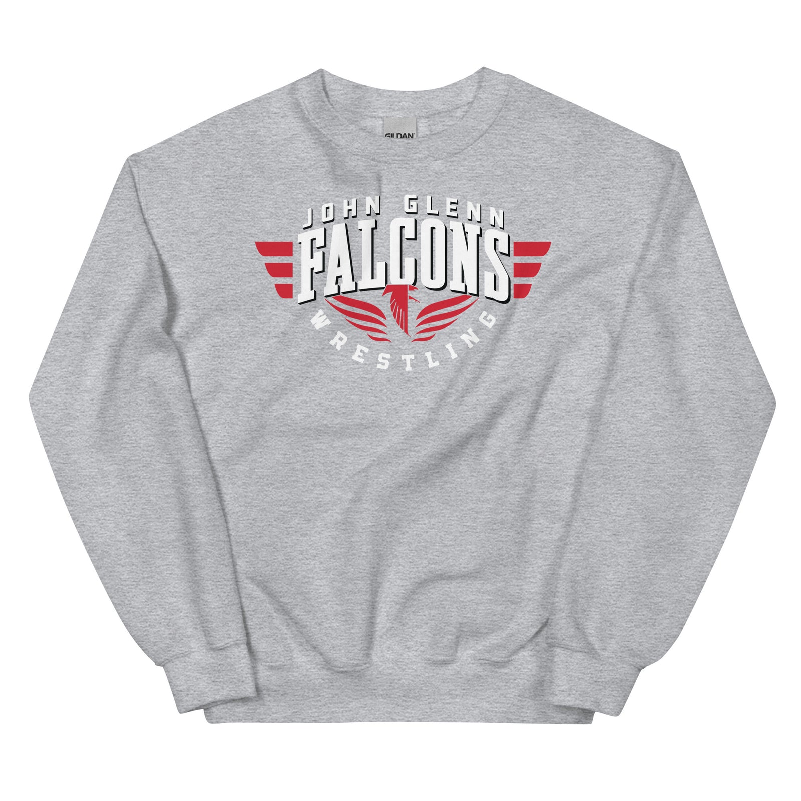 John Glenn Wrestling Unisex Crew Neck Sweatshirt