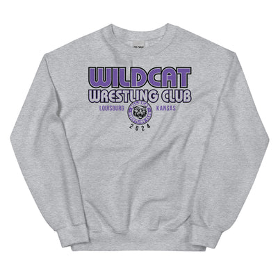 Wildcat Wrestling Club (Louisburg) - Front Design Only - Unisex Sweatshirt