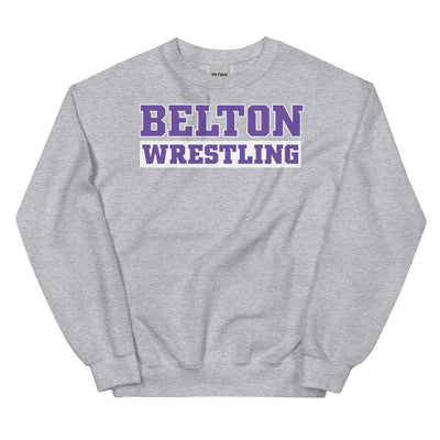 Belton Wrestling Unisex Crew Neck Sweatshirt