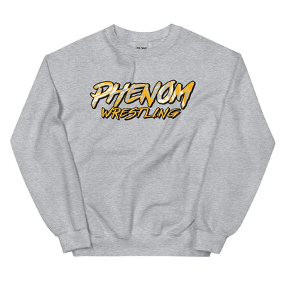 Phenom Wrestling (Front + Back) Unisex Sweatshirt
