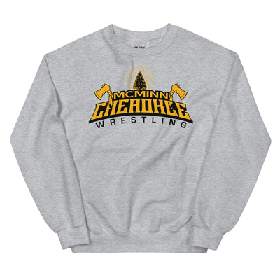 McMinn Cherokees Wrestling Unisex Crew Neck Sweatshirt