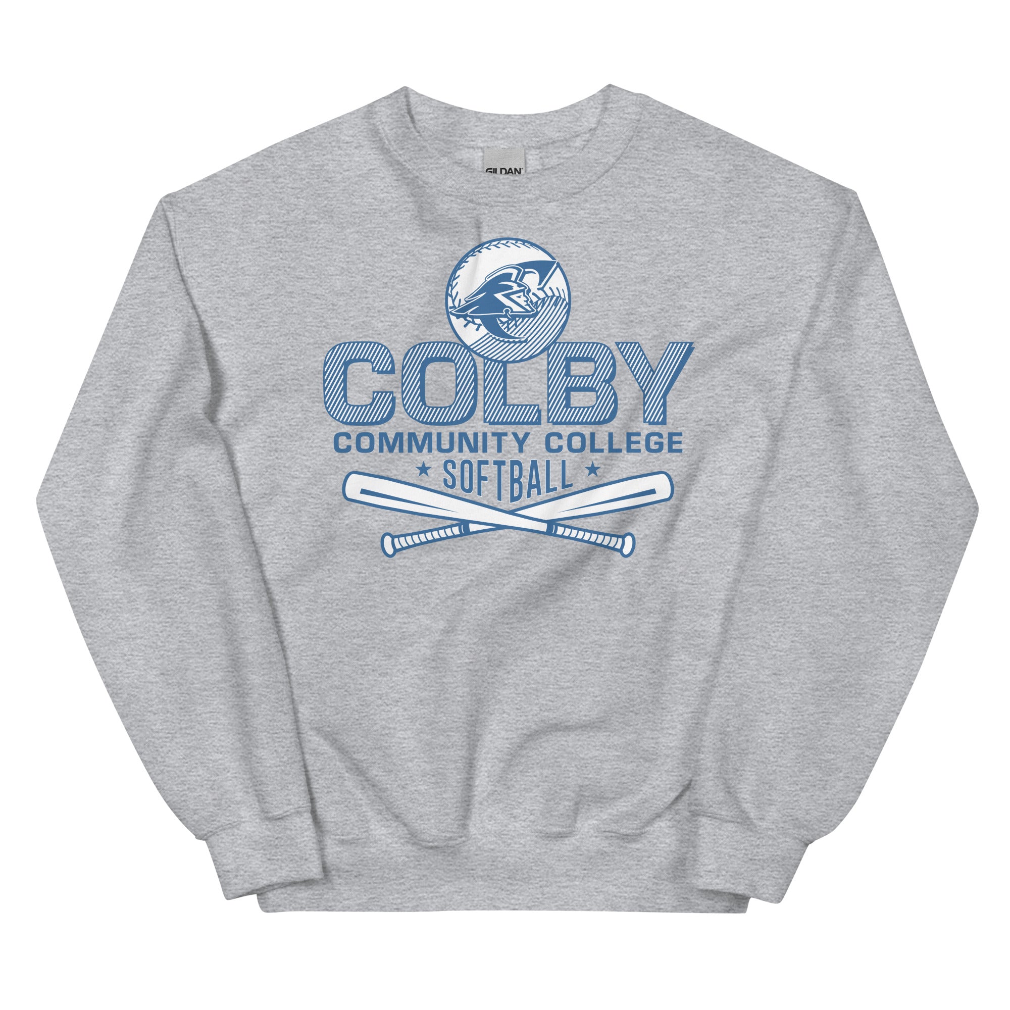 Colby Community College Softball Unisex Crew Neck Sweatshirt