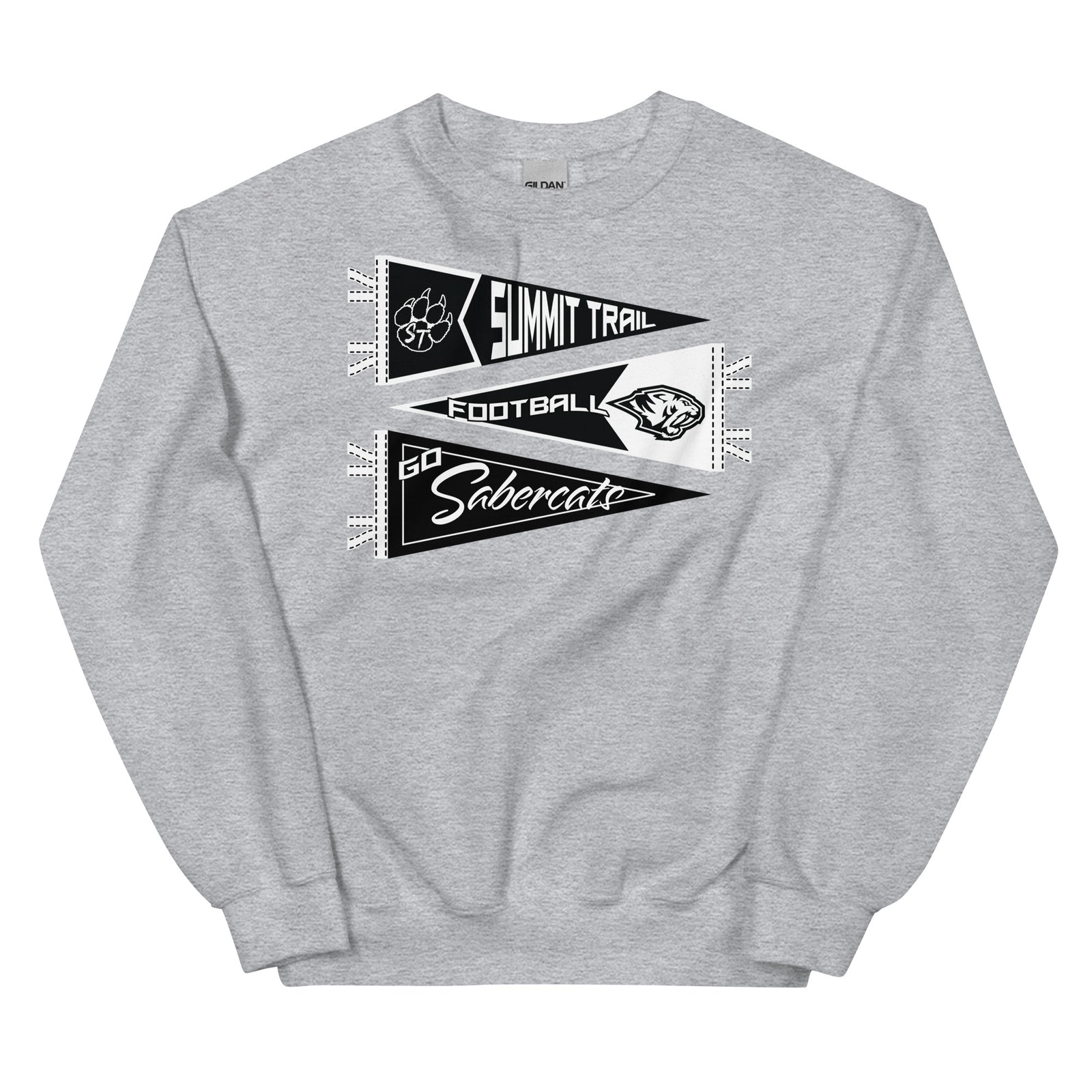 Summit Trail Middle School Football Unisex Crew Neck Sweatshirt