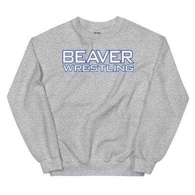 Pratt Community College Beaver Wrestling Unisex Crew Neck Sweatshirt