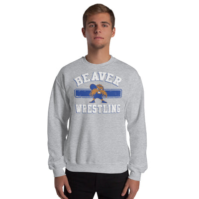 Pratt Community College Beaver Wrestling Classic Unisex Crew Neck Sweatshirt