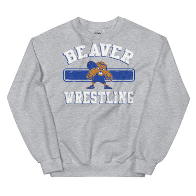 Pratt Community College Beaver Wrestling Classic Unisex Crew Neck Sweatshirt