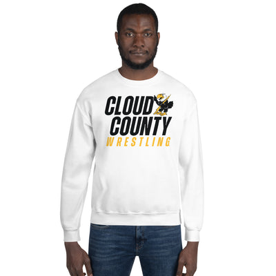 Cloud County CC Wrestling Unisex Crew Neck Sweatshirt