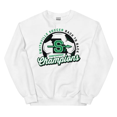 Smithville Soccer Back2Back Conference Champs Unisex Sweatshirt