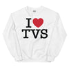 The Village School I Heart TVS Unisex Crew Neck Sweatshirt