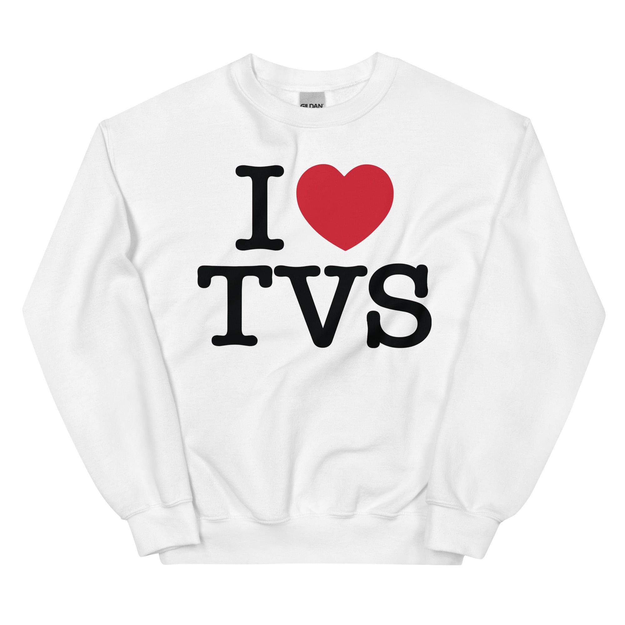The Village School I Heart TVS Unisex Crew Neck Sweatshirt