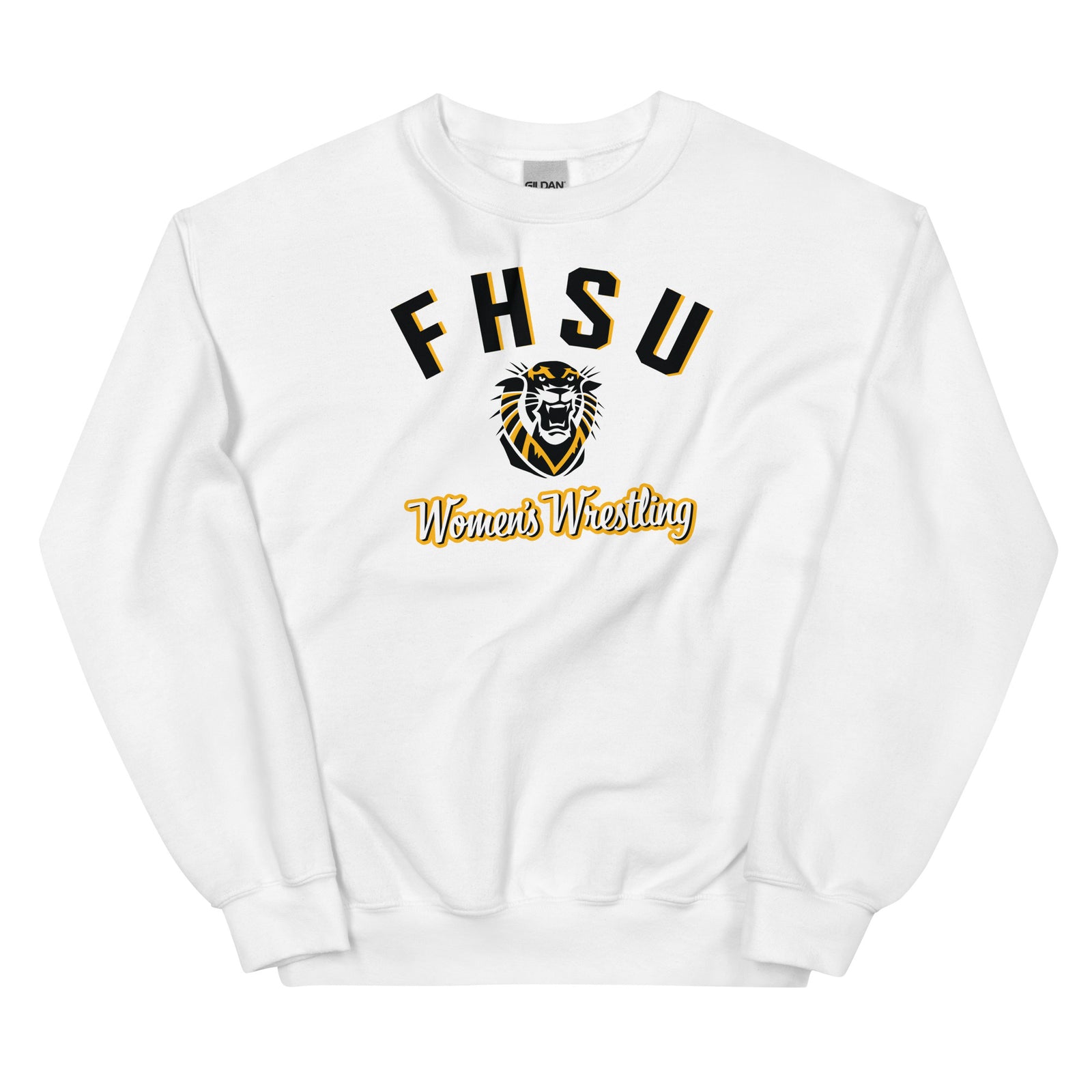 Fort Hays Women's Wrestling Unisex Crew Neck Sweatshirt