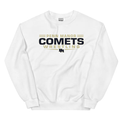 Penn Manor Comets Wrestling Unisex Crew Neck Sweatshirt