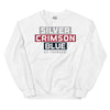 St. James Academy Silver, Crimson, Blue Unisex Sweatshirt
