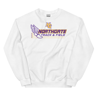 Northgate Middle School - Track & Field Unisex Crew Neck Sweatshirt