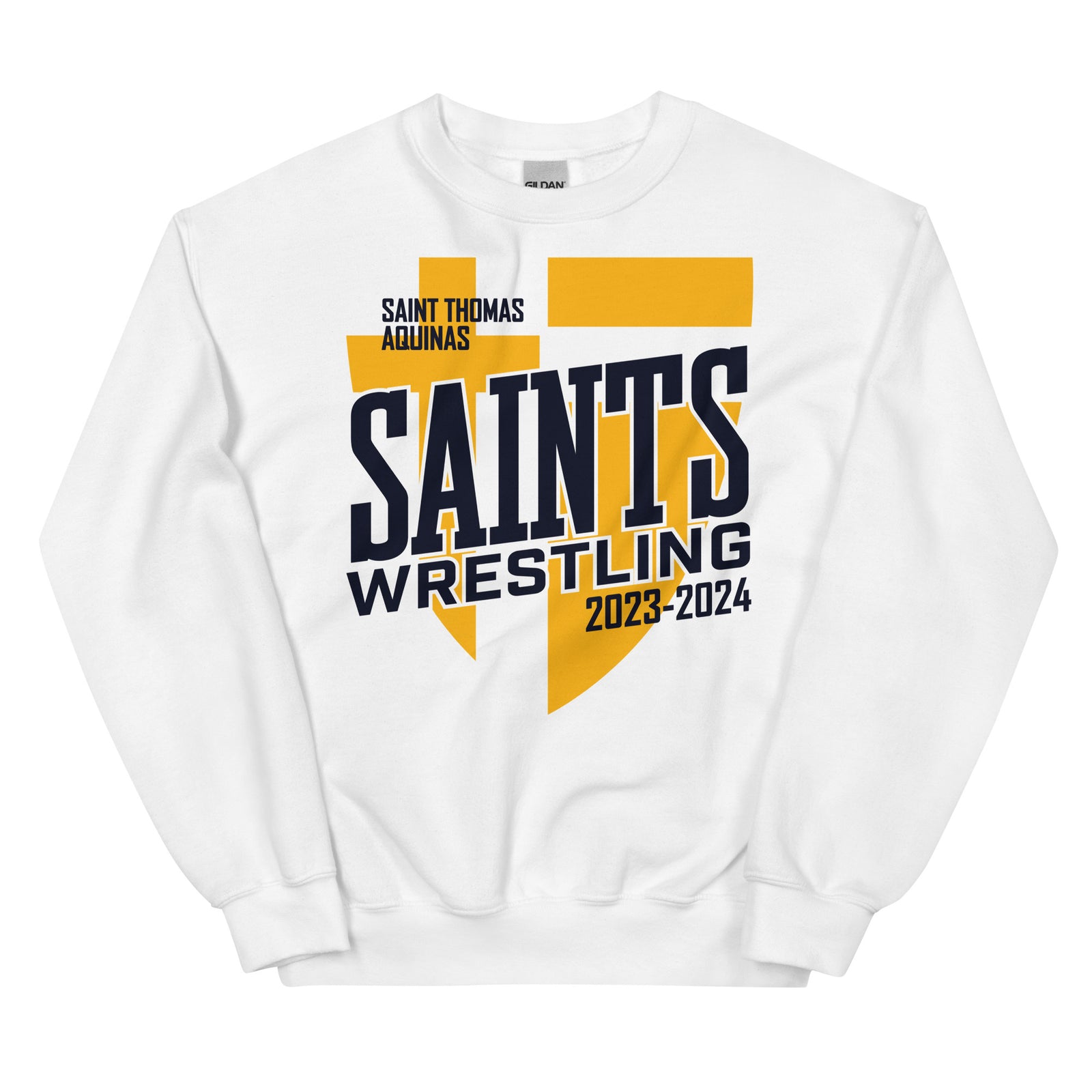 Saint Thomas Aquinas Wrestling Unisex Crew Neck Sweatshirt