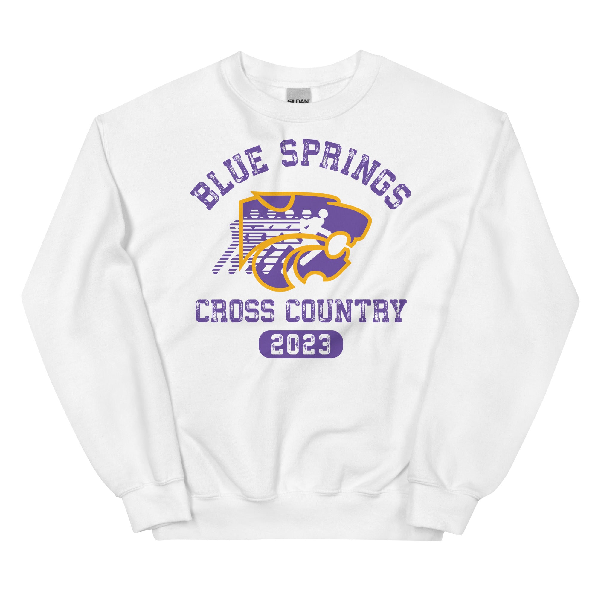 Blue Springs Cross Country Unisex Crew Neck Sweatshirt