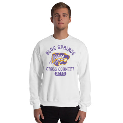 Blue Springs Cross Country Unisex Crew Neck Sweatshirt