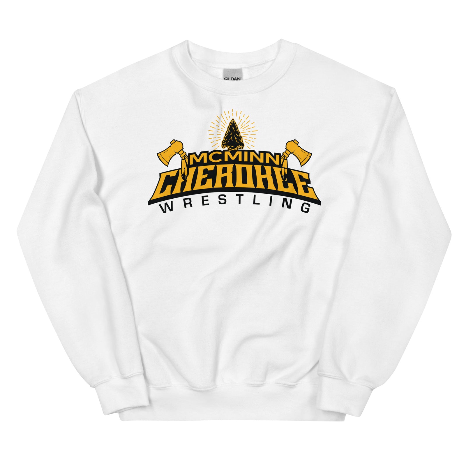 McMinn Cherokees Wrestling Unisex Crew Neck Sweatshirt
