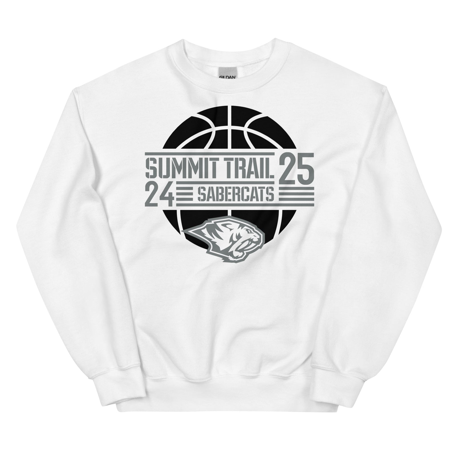 Summit Trail Middle School Basketball Unisex Crew Neck Sweatshirt