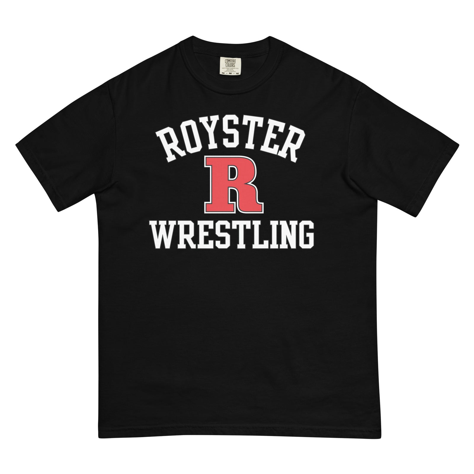 Royster Rockets Wrestling Mens Garment-Dyed Heavyweight T-Shirt