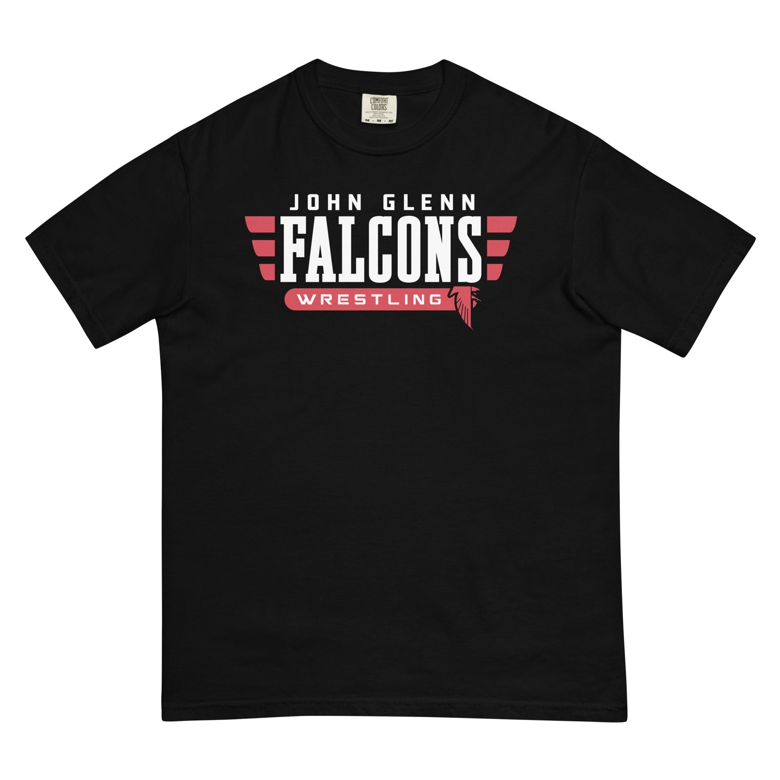 John Glenn Wrestling Mens Garment-Dyed Heavyweight T-Shirt