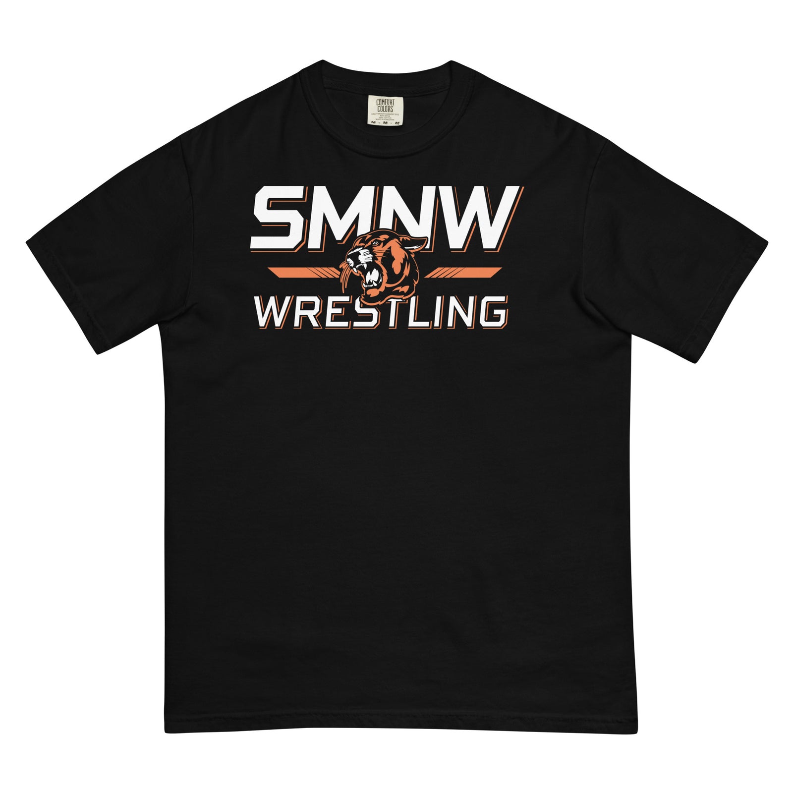 Shawnee Mission Northwest Wrestling Mens Garment-Dyed Heavyweight T-Shirt
