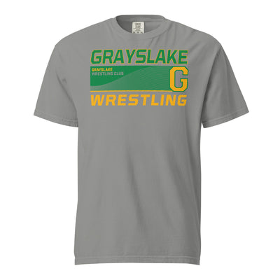 Grayslake Wrestling Club Mens Garment-Dyed Heavyweight T-Shirt