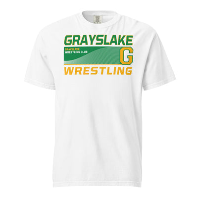 Grayslake Wrestling Club Mens Garment-Dyed Heavyweight T-Shirt