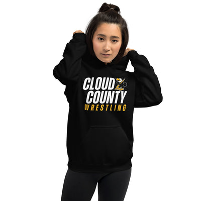 Cloud County CC Wrestling Unisex Heavy Blend Hoodie