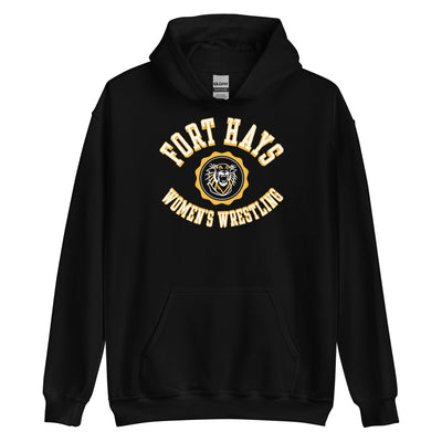 Fort Hays Women's Wrestling Unisex Heavy Blend Hoodie