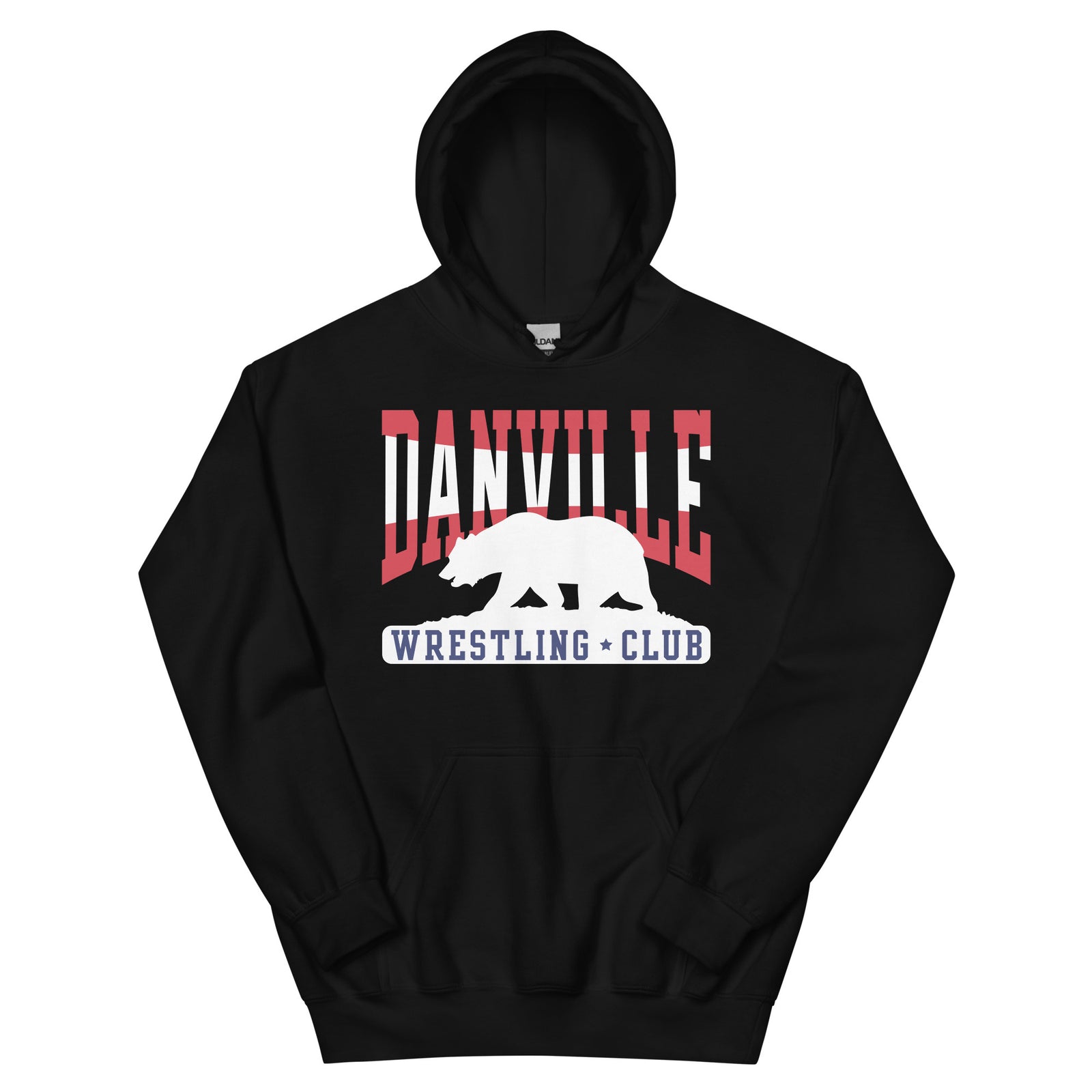 Danville Wrestling Club Black Unisex Heavy Blend Hoodie