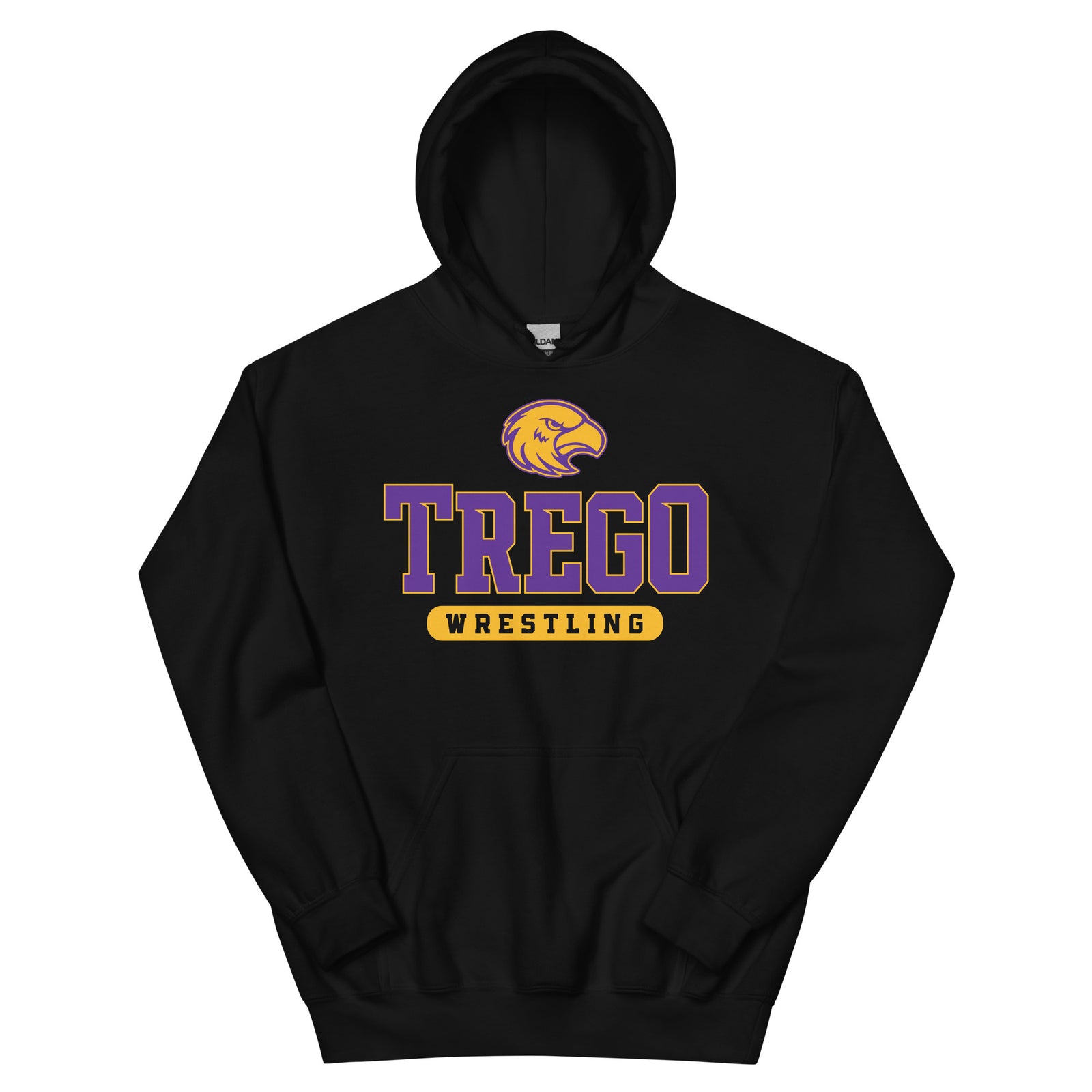 Trego Community High School Wrestling Unisex Heavy Blend Hoodie