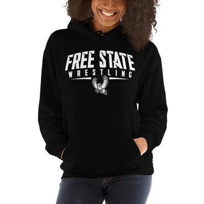 Lawrence Free State Wrestling Unisex Heavy Blend Hoodie