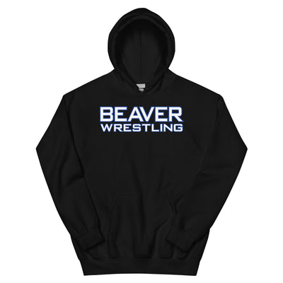 Pratt Community College Beaver Wrestling Unisex Heavy Blend Hoodie