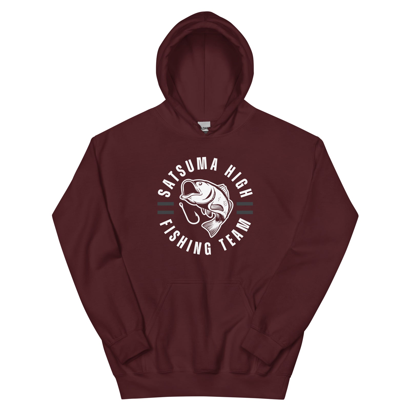 Satsuma Fishing Team  MAROON Unisex Heavy Blend Hoodie