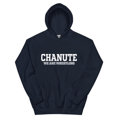 Chanute Wrestling - Back design with Banners Unisex Hoodie