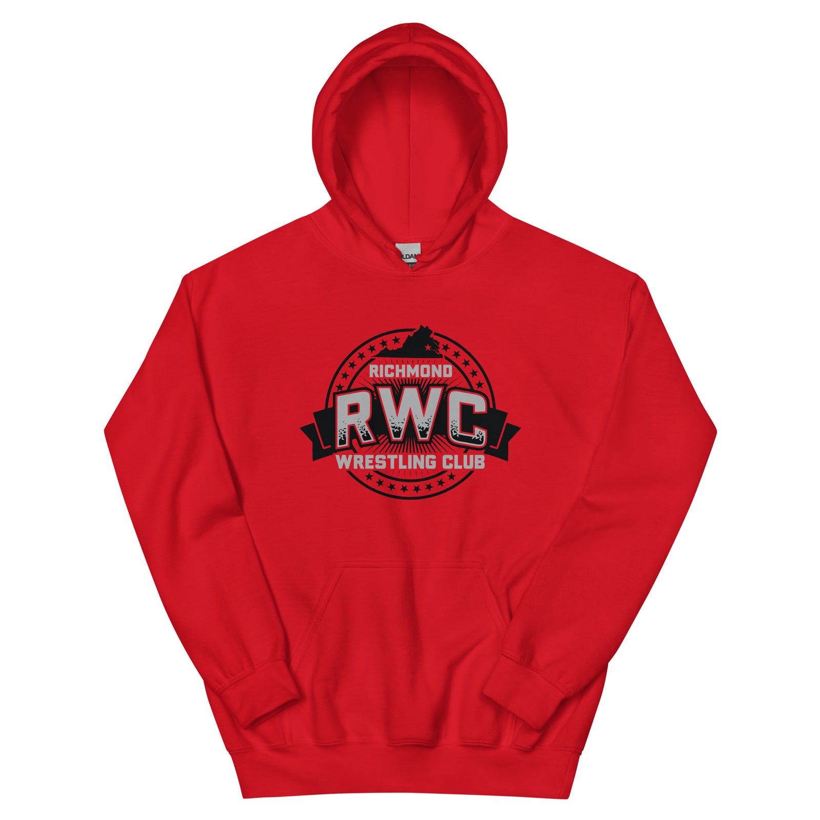 Richmond Wrestling Club Red Unisex Heavy Blend Hoodie