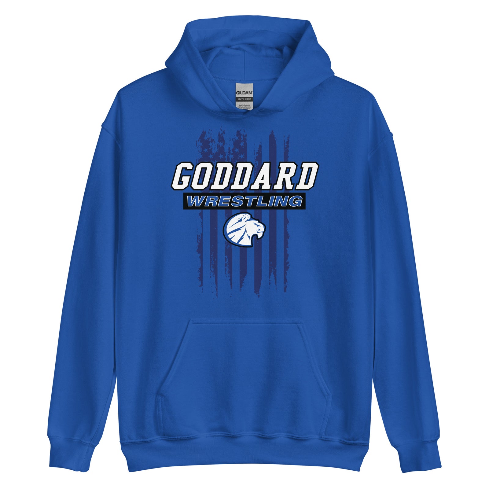 Goddard Wrestling Flag Unisex Hoodie