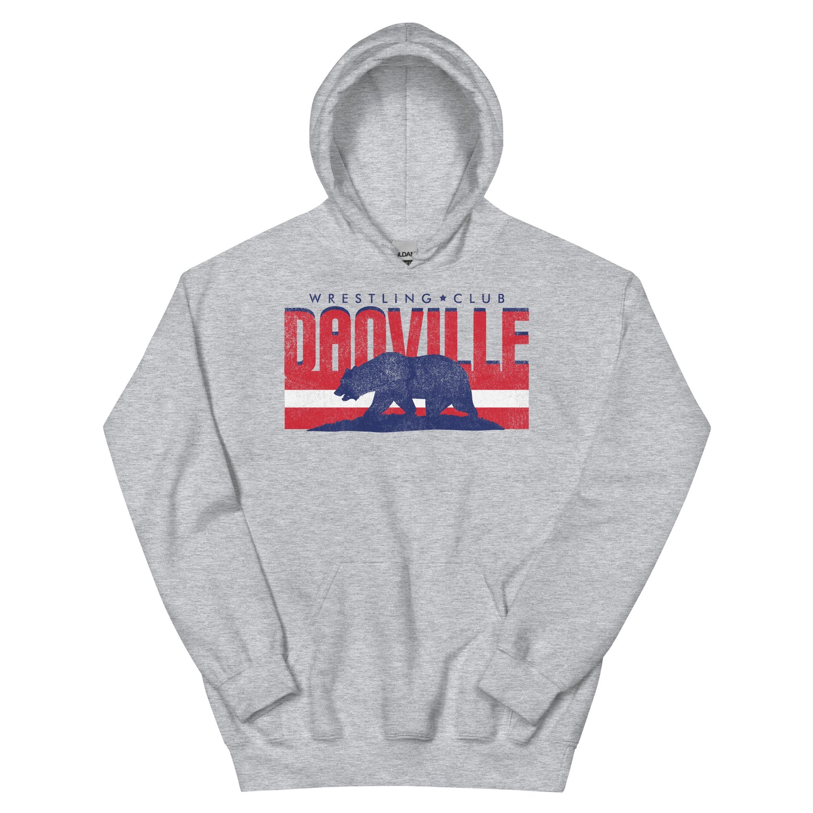 Danville Wrestling Club Grey Unisex Heavy Blend Hoodie
