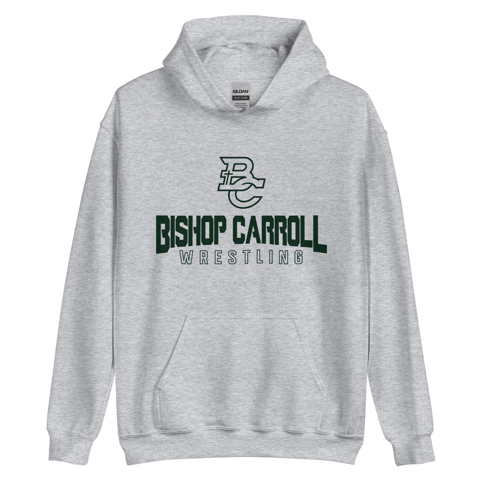 Bishop Carroll Wrestling (with back design) Unisex Hoodie