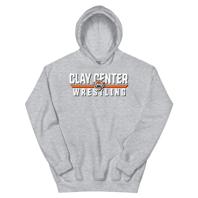 Clay Center Wrestling Unisex Heavy Blend Hoodie