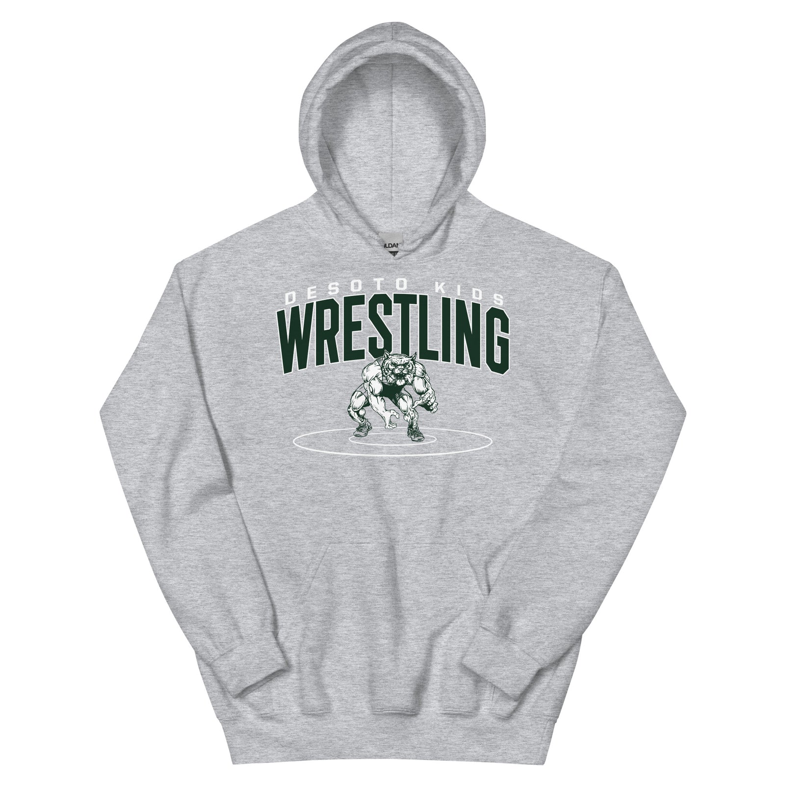 De Soto Kids Wrestling Unisex Heavy Blend Hoodie
